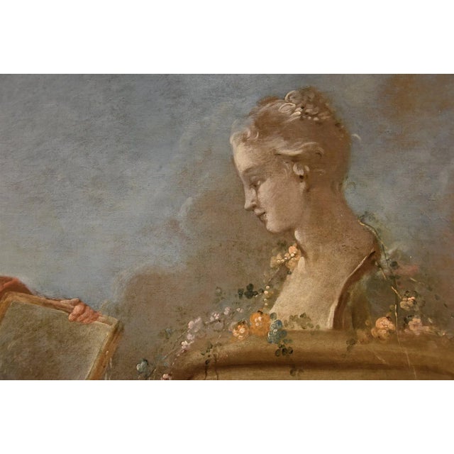 Pierre Charles Trémolières, Figure, 1730, Oil on Canvas For Sale - Image 6 of 14