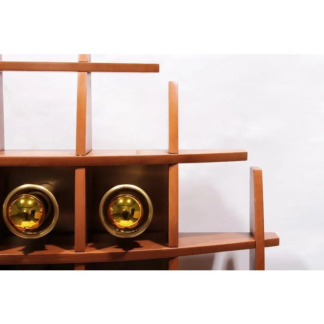 1960s Wooden Wall Lamp by Angelo Brotto, 1960s For Sale - Image 5 of 13