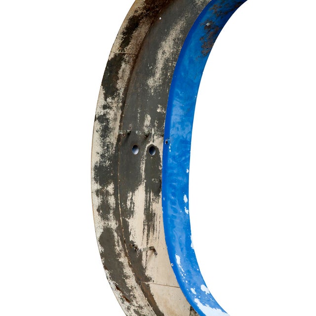 XXL Vintage Industrial Upper Case Letter “O” For Sale - Image 4 of 7