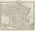 Antique Map of France Road Map by Alexandre Vuillemin, 1850 For Sale - Image 13 of 13