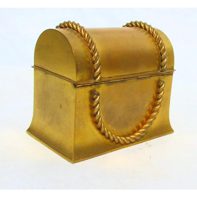 Modern French Gilt Metal Perfume Chest Circa 1850s For Sale - Image 3 of 8