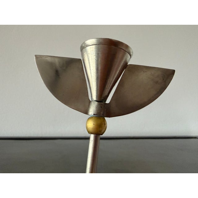 Postmodern Angel Wing Candlestick, 1980s For Sale - Image 9 of 16