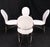 Set of 4 Mid-Century Modern Dining Chairs DIA White Upholstery MINT! For Sale - Image 6 of 17