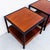 1950s Michael Taylor for Baker Restored Teak & Mahogany Side Tables For Sale - Image 10 of 14