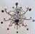Contemporary Vintage Italian Designer Beaded & Amber Glass Hot Air Balloon 8 Light Chandelier For Sale - Image 3 of 17
