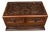 Vintage Huali Wood Tabletop Cabinet, Double Dragon Relief Motif For Sale