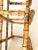 Wood Vintage Burnt Tortoise or Scorched Bamboo Collapsable 8 Bottle Wine Rack For Sale - Image 7 of 9