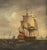 MARINE, 1800s, Oil on Canvas For Sale - Image 4 of 9