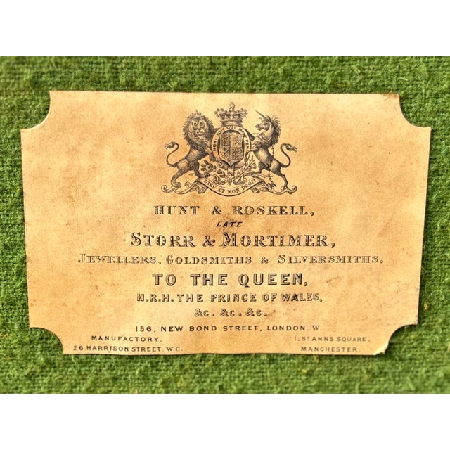 1850s English Steamer Trunk Silver Chest Owned by Royal Jewellers to Queen Victoria For Sale - Image 4 of 17