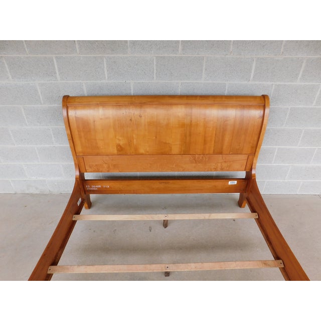 Ethan Allen Legacy Collection Queen Size Sleigh Bed 13-56405, finish 213 Solid Construction, Carved Details, Queen Size...