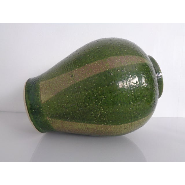 Large Glazed Studio Ceramic Vase, Italy, 1960s For Sale - Image 9 of 18