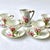 1950s Hand-Painted Porcelain Demitasse Cups & Saucers With Creamer- 10 Pieces For Sale - Image 10 of 10