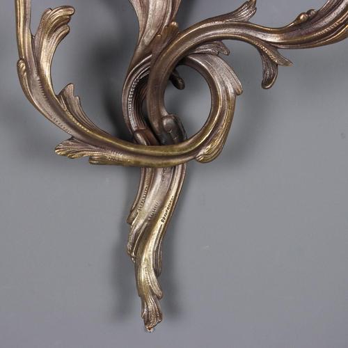 Wall Lamps in Burnished Bronze, Set of 2 For Sale - Image 5 of 6