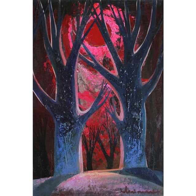 Laimdots Murnieks, Mood, 1979, Oil on Cardboard For Sale - Image 8 of 8