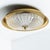 Vintage Gold Brass and Clear Glass Flush Mount by Carl Fagerlund, 1960s For Sale - Image 10 of 16