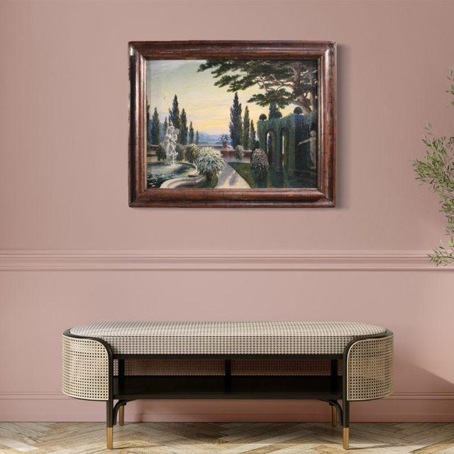 Italian Artist, Landscape, Early 20th Century, Oil on Canvas For Sale - Image 5 of 17