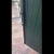 Double Leaf External PVC Door in Green with Lock For Sale - Image 4 of 8
