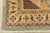 Kazak Rug 4′ X 5’11” Blue Wool Tribal Hand-Knotted Oriental Carpet For Sale - Image 9 of 12