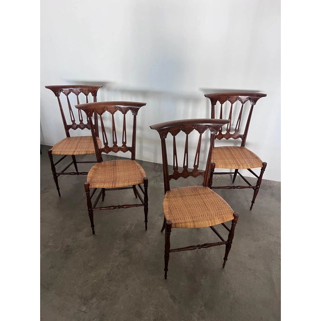 Wood Chivarine Chairs by Josef Zotti, Set of 4 For Sale - Image 7 of 7