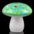 Beautiful Murano hand blown white, sky blue and light green Italian art glass mushroom / toadstool paperweight. Created in...