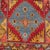 Vintage Turkish Oushak Runner With Bold Gold, Red, and Sky Blue Medallions For Sale - Image 9 of 13