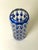 Art Deco Blue Overlay Cut Crystal Vase by Carl Meltzer for Haida, 1915 For Sale - Image 15 of 18