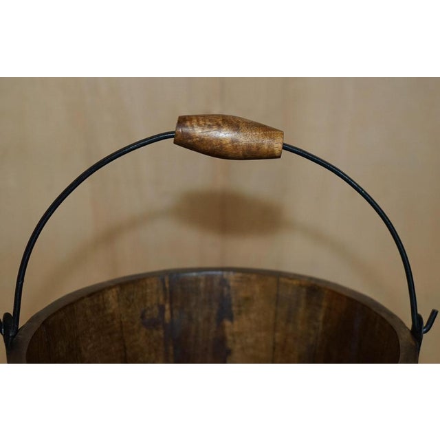 Wood Vintage Bollinger Champagne Coolers or Log Wood Buckets, Set of 2 For Sale - Image 7 of 16