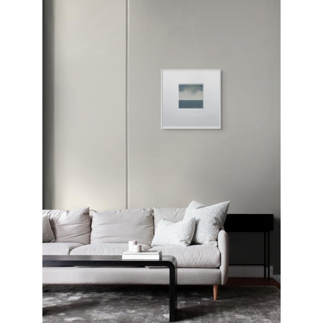 Abstract Contemporary Abstract Pigment, Beeswax & Resin on Canvas Paper "Kumo 4" by Janise Yntema For Sale - Image 3 of 4