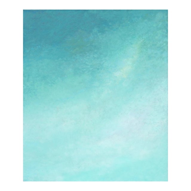 'Celestial Abstract' by Michael Bradley, 1986, Gump's, San Francisco Bay Area Abstraction, Sky, Clouds For Sale