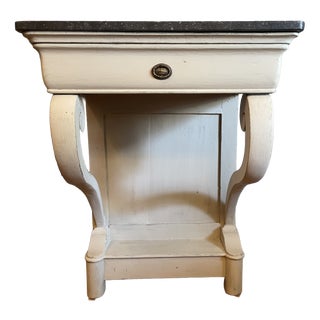 French Louis Philippe Trumeau Side Table For Sale