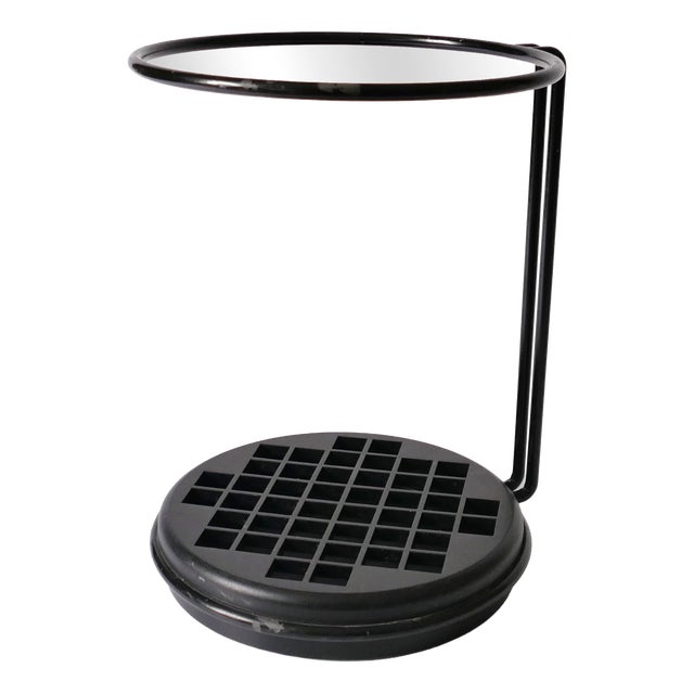 Steel Umbrella Stand with Plastic Tray by Marilena Boccato and Gian Nicola Gigante and Antonio Zambusi for Magis, 1980s For Sale