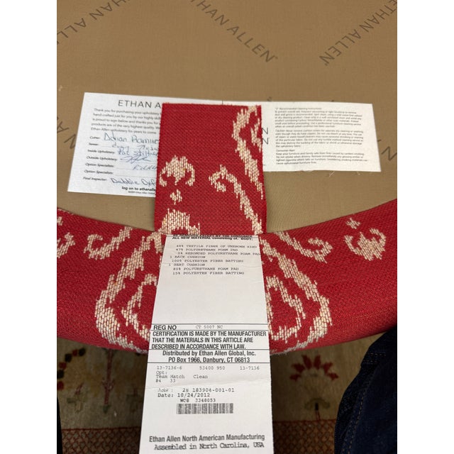 Ethan Allen Versailles Bergère Chair For Sale - Image 11 of 12