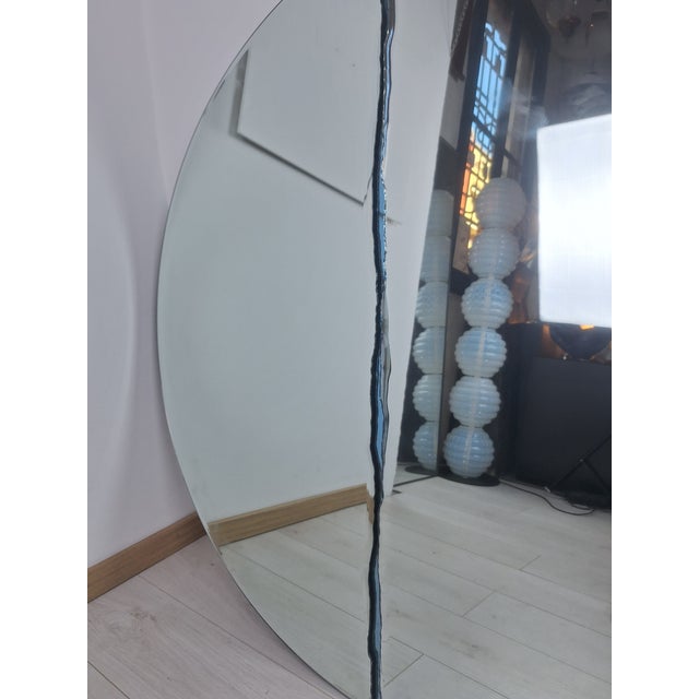 Glass Large Niagara Model Mirror by Pierangelo Gallotti for Gallotti E Radice, 1990s For Sale - Image 7 of 11