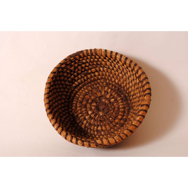Primitive Straw Basket, Early 20th Century For Sale - Image 3 of 10