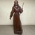 Brown 18th Century Baroque Wooden Sculpture of St. Francis of Assisi, Italy For Sale - Image 8 of 18