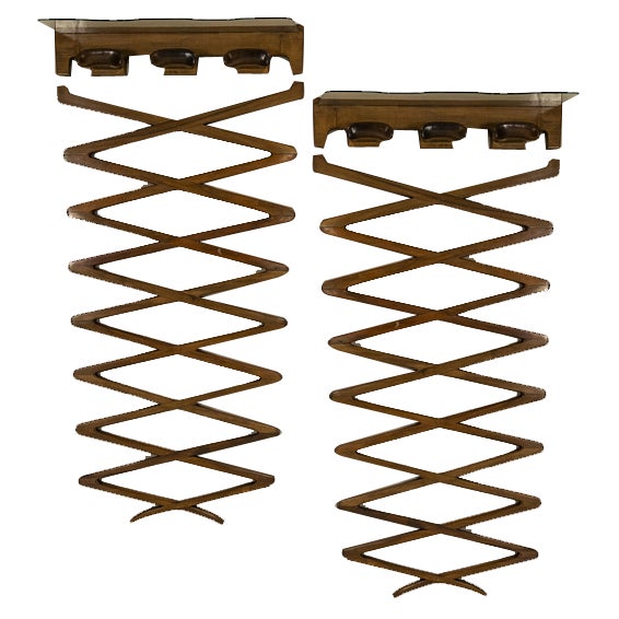 Coat Hangers by Osvaldo Borsani for Arredamenti Borsani Varedo, Italy, 1942, Set of 2 For Sale