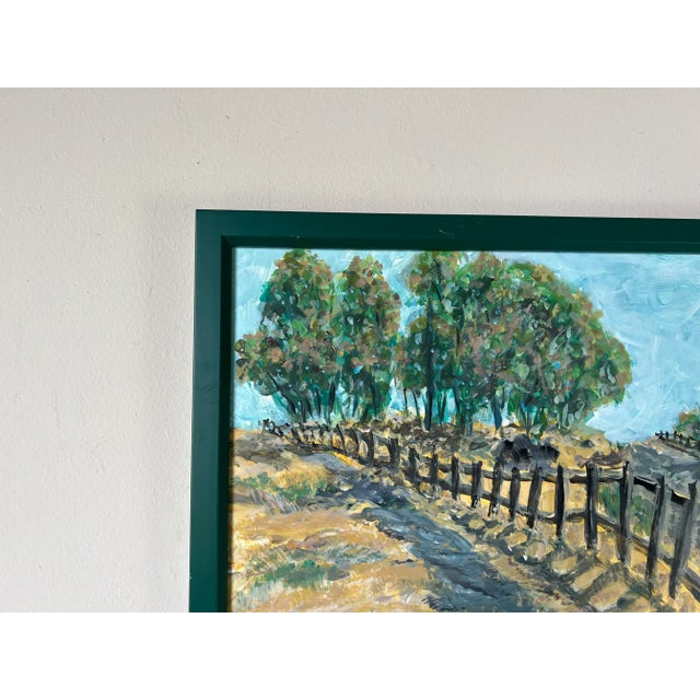 2010s B. Charlow Impressionist Landscape Oil Painting, Framed For Sale - Image 5 of 12