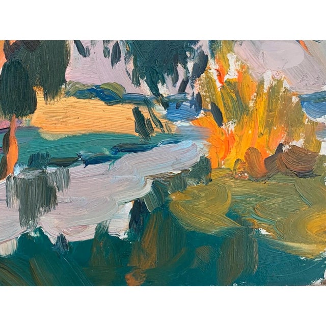 Socialist Realism Oil Painting, Ukrainian Artist Sokolovsky, 1970s 25-33 For Sale - Image 6 of 6