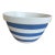 1940s Art Deco t.g. Green Blue & White Cornishware Mixing Bowl For Sale