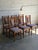 Modern Solid Pine High-Back Upholstered Dining Chairs Set of 6 Vintage 1980s For Sale - Image 3 of 10