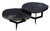 Black Epoxy Covered Petrified Wood Coffee Tables by Xyleia Petrified Wood, Set of 2 For Sale - Image 12 of 12