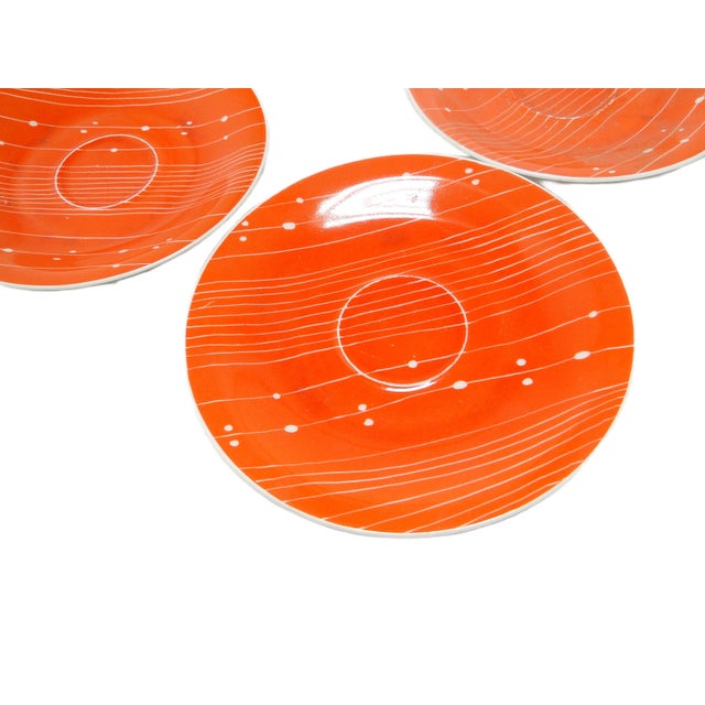 1950s Art Deco Coffee Pads from Chodzież, Poland, 1960s, Set of 4 For Sale - Image 5 of 6