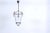 Glass Vintage Suspension Light in Ground Glass, 1950s For Sale - Image 7 of 8