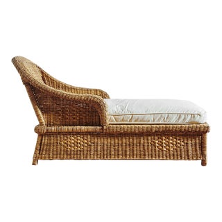 Contemporary Malawi Cane Classic Cane Chaise For Sale