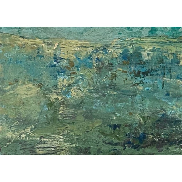 2020s Small Abstract Seascape. Original Painting Acrylic on Board For Sale - Image 5 of 12