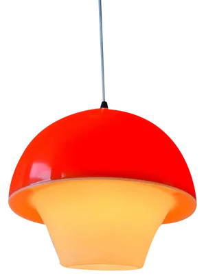 Space Age Pendant Lamp in Acrylic Glass