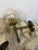 Wall Lamps in Brass and Murano Glass, 1970, Set of 3 For Sale - Image 3 of 11