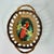 1950s Vintage Mexican Folk Art Original Feather Mixed Media Acrylic Bird Painting With Basket Frame For Sale - Image 4 of 14