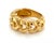 Van Cleef & Arpels 18k Yellow Gold Open Hearts Ring, Size 5 For Sale In Miami - Image 6 of 7