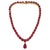 Bochic “Capri” 100 Carat Plus Of Natural Ruby Vintage Necklace Set in 18K Gold & Silver Elegant and Chic Italian style...